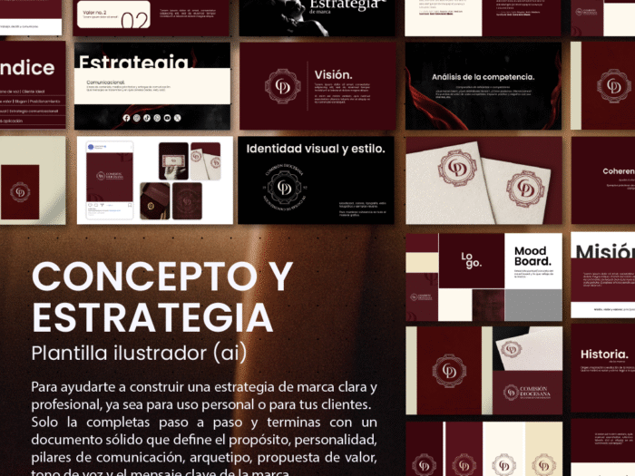 Plantilla de Concepto & Estrategia