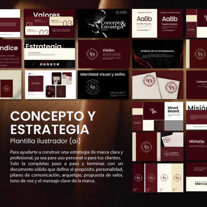 Plantilla de Concepto & Estrategia