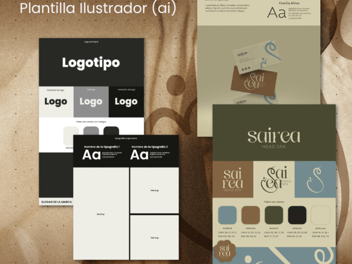 Plantilla de presentación de Brand Board