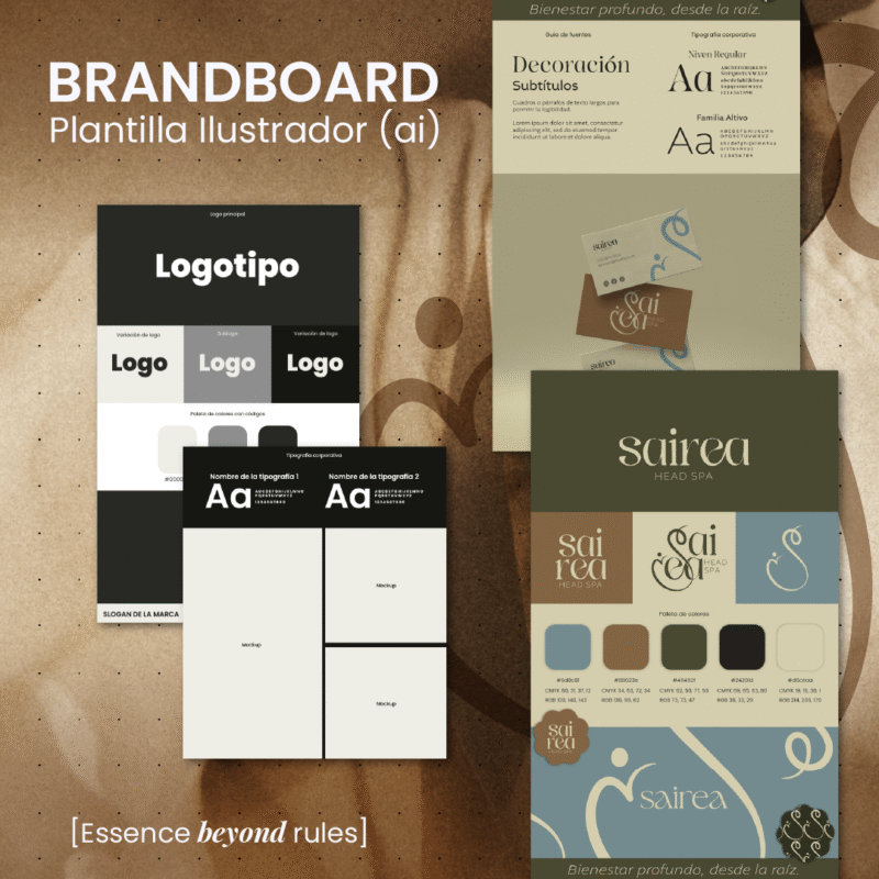 Plantilla de presentación de Brand Board