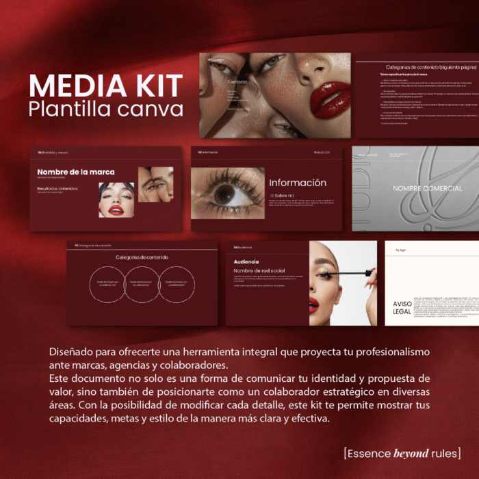 Plantilla de Media Kit