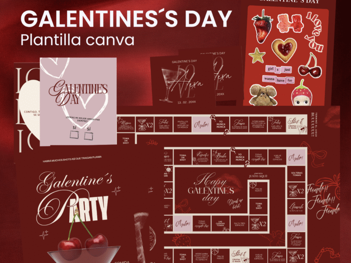 Kit de Plantillas de Galentine’s
